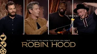 Robin Hood (2018) Interview with Taron Egerton, Jamie Foxx and Cast