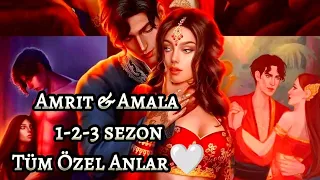 💥Amrit & Amala 1-2-3 Sezon+ Tüm Özel Anlar (elmaslı sahneler)-Kali Karanlığın Sesi /Romantizm Kulübü