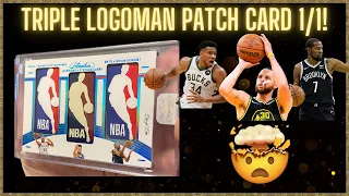 TRIPLE LOGOMAN CARD?!?! 2020/21 Panini Flawless Basketball Hobby 2 Box Case Break #50