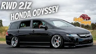 Rear wheel drive 2jzgte Honda odyssey runs and drives..... with a little drama