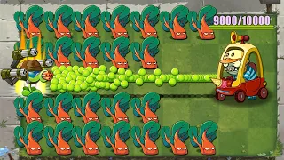 Pvz 2 Challenge - 1000 All Plant's Lv1 Vs Toy Car Imp Zombie LEVEL 100 - Who Will Win?