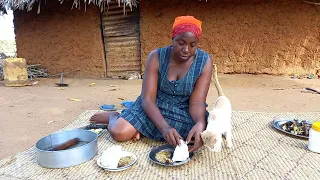 African Village Life//Cooking  Most Appetizing Traditional Village Food