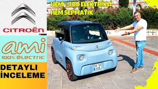 Citroén AMİ, %100 Elektrikli Mini Otomobil.  Detaylı İnceleme ve Sürüş Testi. #citroen #citroenami