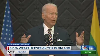 Biden proclaims NATO alliance 'more united than ever' as he celebrates newest member Finland