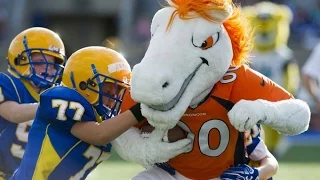 NFL Mascots vs. Kids! (FUNNY)