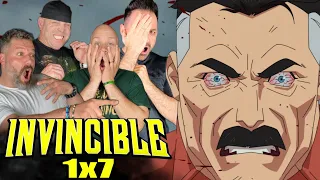 This was the craziest episode yet!!!! First time watching Invincible 1X7 reaction