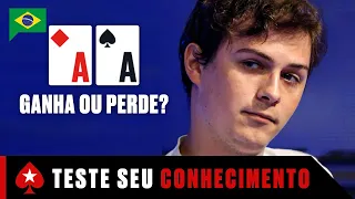 Esses ASES vão GANHAR ou PERDER? ♠️ PokerStars Brasil