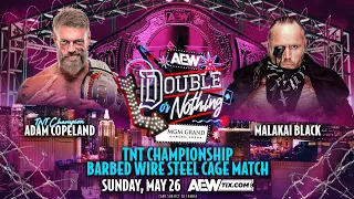 FULL MATCH - Adam Copeland vs. Malakai Black – Steel Cage Match: AEW Double or Nothing 2024