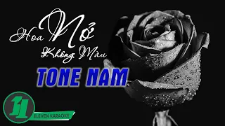 Karaoke Beat Gốc | Hoa Nở Không Màu | Tone Nam Thấp (Em)