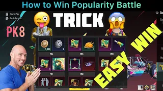 🔴 HOW TO WIN POPULARITY BATTLE IN BGMI | ✅ BGMI POPULARITY TRICK PK1 TO PK8 300K UC Popularity