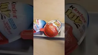 New! 3 Very Cute Kinder Joy look a like #shorts #asmr #satisfying #viral #sweet #kinderjoy