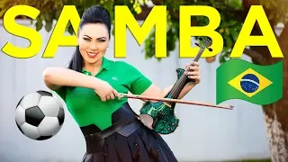 Samba Do Brasil 🇧🇷⚽️Electric Violin Cristina Kiseleff (Cover Bellini) FIFA World Cup