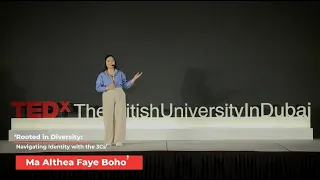 Rooted in Diversity: Navigating Identity with the 3Cs | Ma Retig | TEDxTheBritishUniversityInDubai