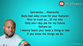 Camidoh   SUGARCANE remix Offical Lyrics Video ft  King Promise, Mayorkun & Darkoo360p