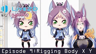 Ep9 Live2D Body X & Y rigging ✩ Live2d Tutorial