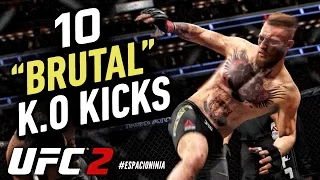 UFC 2 | 10 Brutal Knockout Kicks!