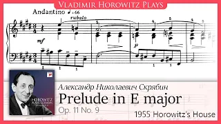 Scriabin: Prelude Op. 11 No. 9 [Horowitz 1955]