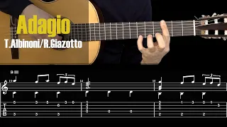 Adagio - Albinoni. Lesson + TAB