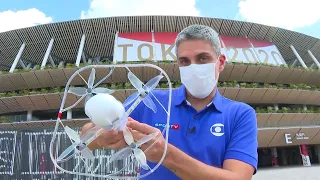 Balé de drones rouba a cena na cerimônia de abertura das Olimpíadas de Tóquio
