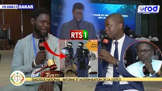 pape Abdoulaye Touré a RTS ⚖️journée Dialogue National sur la Réforme et la Modernisation de la just