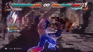 Jin kazama Double Lift Kick Max Damage Combo Never Seen before .. #shorts