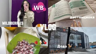 VLOG : дистанционка 👩‍💻🎓| танцы, Додо 🦤🩷| школьные будни