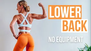 Lower Back Workout at Home | Tone & Strengthen Your Back | Improve Posture | No Equipment