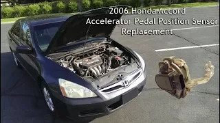 Honda Accord APPS Replacement (Accelerator Pedal Position Sensor) 2006