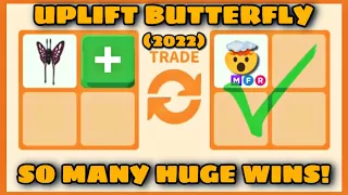 10 OFFERS FOR *NEW* UPLIFT BUTTERFLY 2022!! SO MANY BIG WINS!!😱😱 Adopt me Roblox
