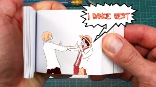 One Piece Dance Flipbook (Luffy x Sanji x Zoro)