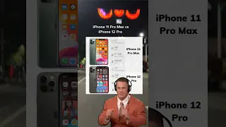 iPhone 11 Pro Max vs iPhone 12 Pro #iphone11promax #iphone12pro