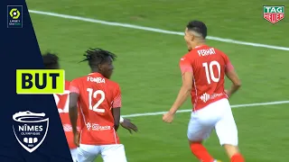 But Zinedine FERHAT (87' - NÎMES OLYMPIQUE) NÎMES OLYMPIQUE - RC LENS (1-1) 20/21