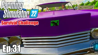 Farming Simulator 22 | Survival Challenge | Episode 31 | We Crash More Than Cars