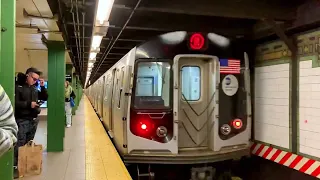 New York City Subway Forest Hills-bound R160 R Train @ 14 Street - Union Square