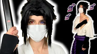 Complete Sasuke Cosplay Tutorial (clothes, hair, eyes)