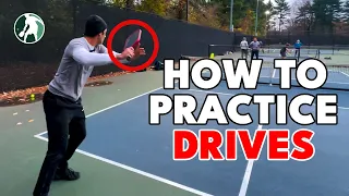How to Practice Your DRIVES in Pickleball!