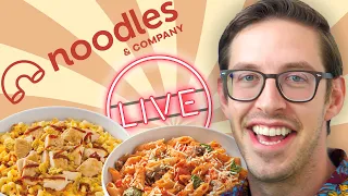 🔴Eat With Keith LIVE | A Noodles & Company Dinner Experience