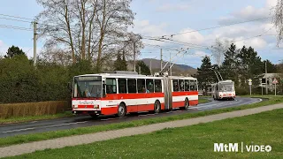 Trolejbusy Škoda 15 Tr se loučí s Ústím nad Labem