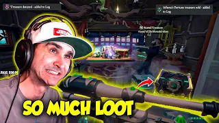 Summit1g hijacks a ship FULL of loot! Athena and Chest of Legends steal in Seas of Thieves