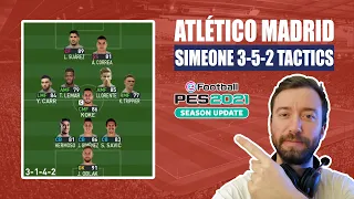 ATLETICO MADRID 3-5-2 SIMEONE TACTICS