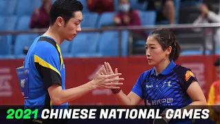 Xu Xin/Liu Shiwen vs Lin Gaoyuan/Huang Yingqi | XD 1/2 | 2021 Chinese National Games