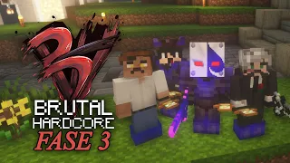 KITA DISERBU MUSUH di Minecraft BRUTAL HARDCORE FASE 3 - #23