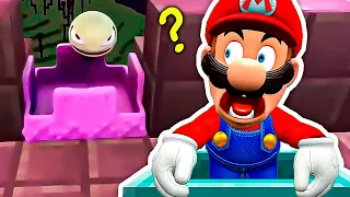 Mario checks experiments in Minecraft #4