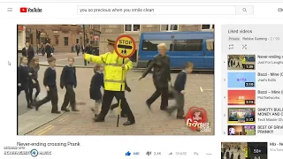 Never-Ending Crossing Prank Recation (This Video Has No Music Sorry)