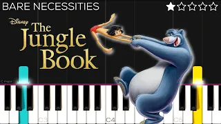 The Bare Necessities (from The Jungle Book) | EASY Piano Tutorial