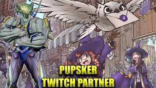 Pupsker Warframe Becomes Twitch Partner | Not A Warframe Creator Or Glyph Though XD