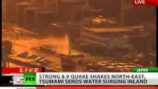 Oil refinery ablaze after devastating Japan earthquake, tsunami http://bwithyou.com