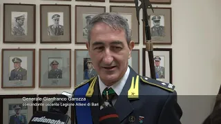 Bari, cerimonia di avvicendamento del Comando della Legione Allievi della Guardia di Finanza di Bari