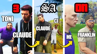 PROTAGONIST MEETING EACH OTHER in GTA Games (Evolution)