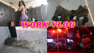 Stripper Vlog: How much did I make the weekend? + Stage set + Money count